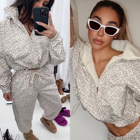 Fendi X Skims windbreaker in white size Small NEW! New with tags! - Picture 1 of 15